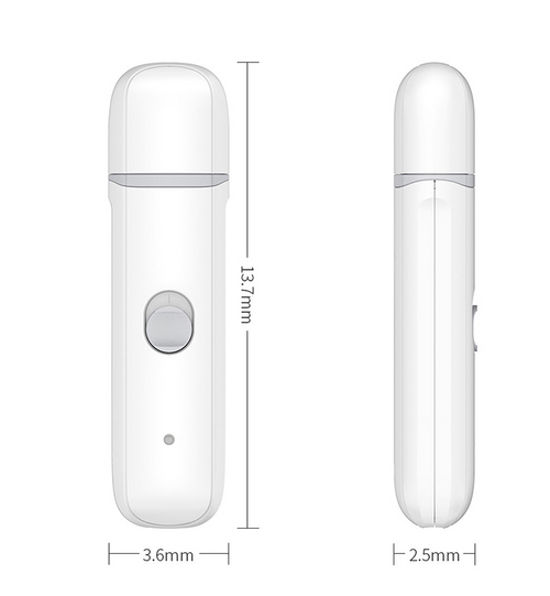 Rechargeable pet nail grinder