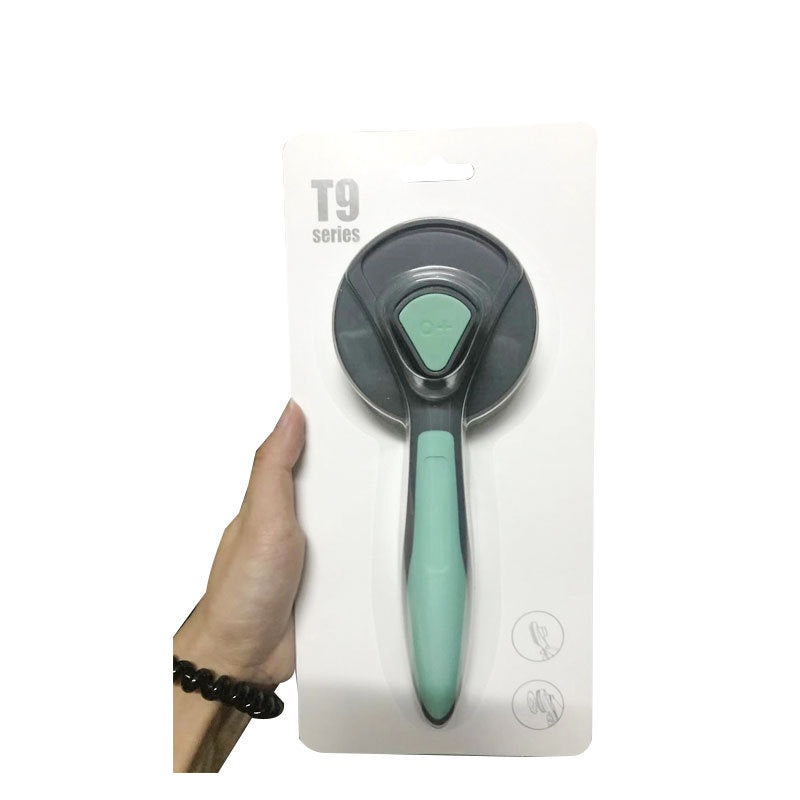 Self-Cleaning Slicker Brush – One-Click Fur Release